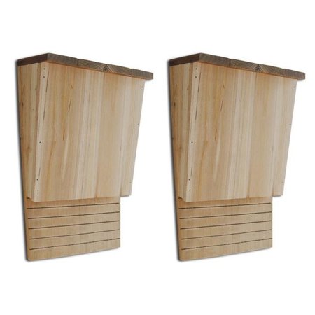 PERFECTPET Bat House - 8.7 x 4.7 in. x 1 ft. 1 in. - Set of 2 PE417516